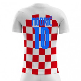 Kroatia 2023/2024 Luka Modric 10 Hjemme Landslagsdrakt Kortermet